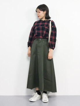  おかきさん（レディース・155cm）の秋コーディネート