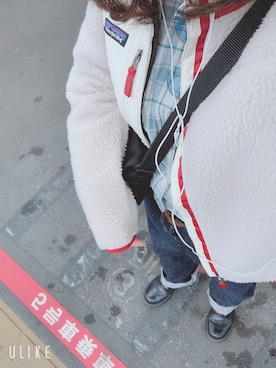 「横浜」｜「アイテム（その他アウター）」を使った、きょうかさん（レディース・152cm）の冬コーディネート