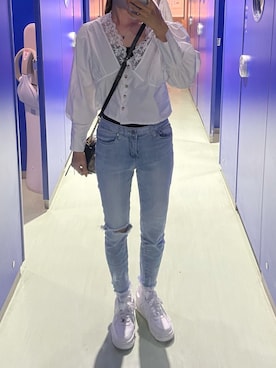 「NADIA（NADIA）のアイテム」を使った、ㅇㅇㄹさん（レディース・154cm）の春コーディネート