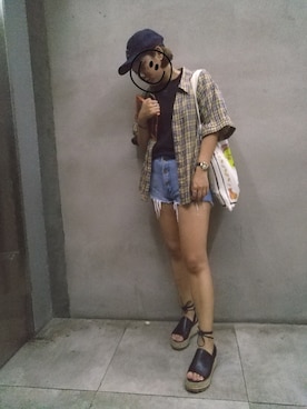 akira葉さん(レディース・158cm)の夏コーディネート