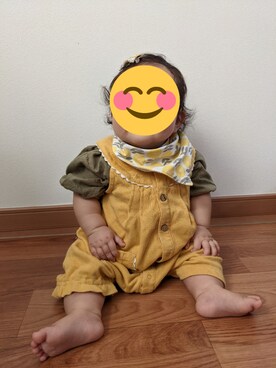 「Petit jam（プチジャム）のアイテム」を使った、ちえさん（キッズ・70cm）の秋コーディネート