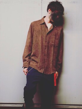 「SHIPS JET BLUE（シップスジェットブルー）のアイテム（スラックス）」を使った、taichiさん（メンズ・180cm）の春コーディネート