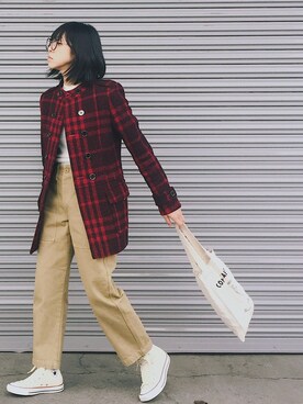 Mitsukoさん（レディース・156cm）の冬コーディネート