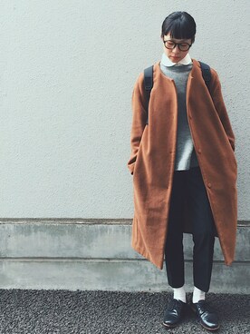 Mitsukoさん（レディース・156cm）の冬コーディネート