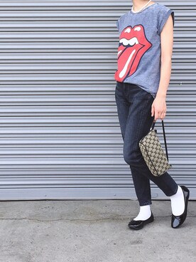 「ATMOSPHERE（アトモスフィア）のアイテム」を使った、Mitsukoさん（レディース・156cm）の夏コーディネート