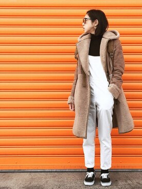 Mitsukoさん（レディース・156cm）の冬コーディネート