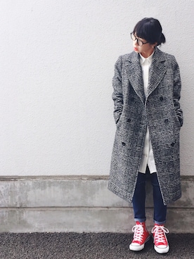 「SEVENDAYS=SUNDAY（セブンデイズサンデイ）のアイテム（チュニック）」を使った、Mitsukoさん（レディース・156cm）の秋コーディネート