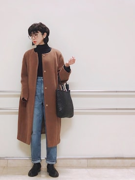 Mitsukoさん（レディース・156cm）の冬コーディネート