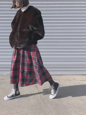 Mitsukoさん（レディース・156cm）の冬コーディネート