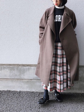 Mitsukoさん（レディース・156cm）の冬コーディネート