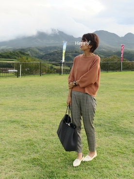 「Willow Bay（ウィローベイ）のアイテム」を使った、sasumiさん（レディース・161cm）の秋コーディネート