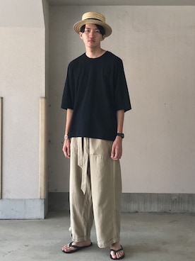 「アイテム（腕時計）」を使った、daaaayamaさん（メンズ・180cm）の夏コーディネート
