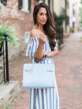 「stripes」｜「アイテム（ワンピース/ドレス）」を使った、shellさん（レディース・163cm）の夏コーディネート