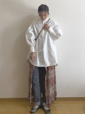 「freada」｜「アイテム（ワンピース/ドレス）」を使った、yoke°さん（レディース・168cm）の春コーディネート
