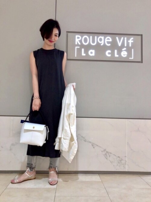 あお ルージュヴィフラクレ ルミネ新宿店 Rouge Vif La Cle横浜店 Rouge Vifのワンピースを使ったコーディネート Wear