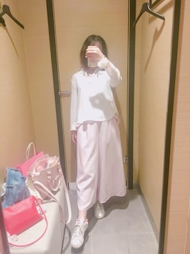 「G2000 （ジートゥサウザンド）のアイテム」を使った、Cecilia Lyuさん（レディース・155cm）の秋コーディネート