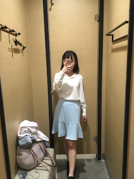 「G2000 （ジートゥサウザンド）のアイテム」を使った、Cecilia Lyuさん（レディース・155cm）の秋コーディネート