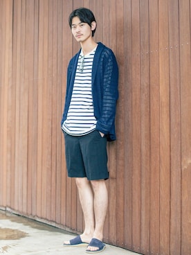 Naoyasu Satouさん（メンズ・177cm）の春コーディネート