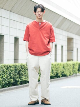 Naoyasu Satouさん(メンズ・177cm)の夏コーディネート