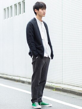 Naoyasu Satouさん（メンズ・180cm）の秋コーディネート