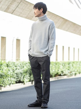 Naoyasu Satouさん(メンズ・180cm)の冬コーディネート