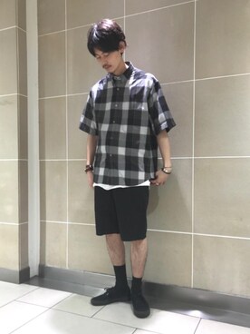 Naoyasu Satouさん（メンズ・180cm）の夏コーディネート