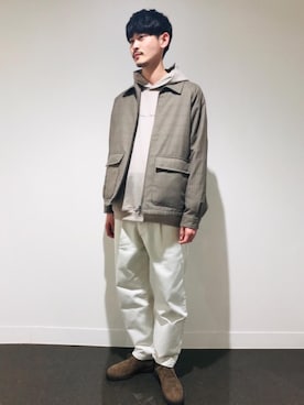 Naoyasu Satouさん（メンズ・180cm）の冬コーディネート