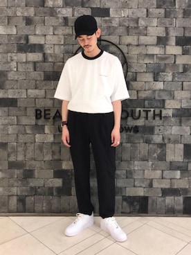 Naoyasu Satouさん（メンズ・180cm）の春コーディネート