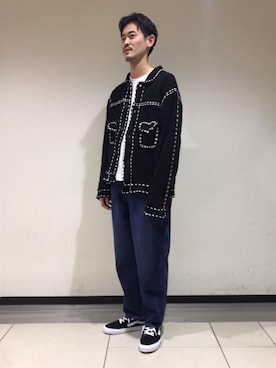 Naoyasu Satouさん（メンズ・180cm）の冬コーディネート