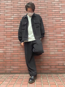 「A Day in the Life （アデイインザライフ）のアイテム」を使った、じょーがまさん（メンズ・165cm）の秋コーディネート