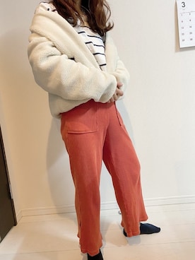 「VIS（ビス）のアイテム（ブルゾン）」を使った、suuuuu017さん（レディース・156cm）の春コーディネート