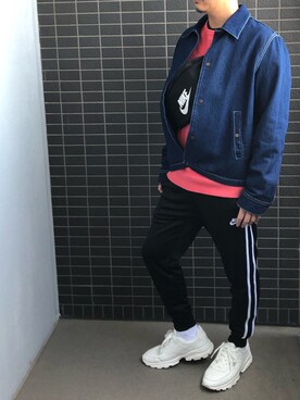 「ami（アミ）のアイテム（ジャケット/アウター）」を使った、Munehiro.Tさん（メンズ・170cm）の冬コーディネート