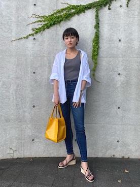 hikamemeさん（レディース・165cm）の夏コーディネート