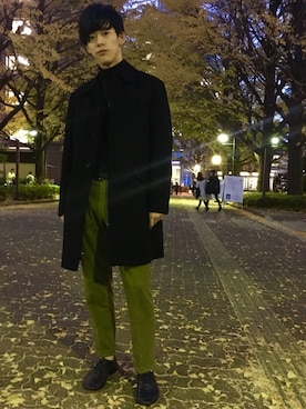 「アニエスベー」｜Kosukeさん（メンズ・177cm）の冬コーディネート