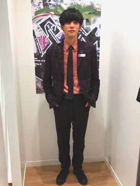 Kosuke(アニエスベーオム 新宿伊勢丹店)｜agnes b.のネクタイを使った