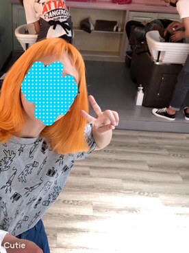 「UNIQUE（ユニーク）のアイテム（トップス）」を使った、❤️❤️爱黑子さん（レディース・153cm）の夏コーディネート