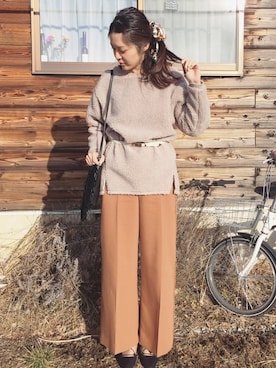 mikaさん(レディース・171cm)の冬コーディネート