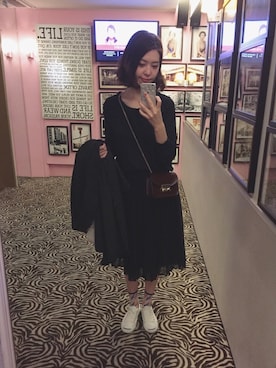 「Marc by Marc Jacobs（マークバイマークジェイコブス）のMARCI SS （アナログ腕時計）」を使った、mikaさん（レディース・171cm）の春コーディネート