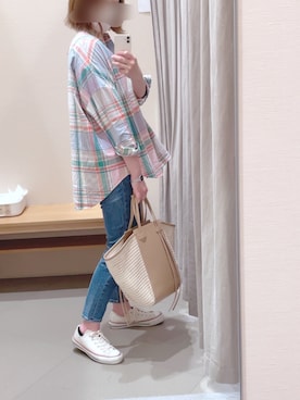 nishiさん（レディース・162cm）の春コーディネート