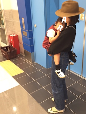 「SORBATTI（ソルバッティ）のアイテム」を使った、a.さん（レディース・154cm）の秋コーディネート