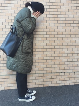 「THE SHINZONE（ザ　シンゾーン）のアイテム（ダウンジャケット/コート）」を使った、a.さん（レディース・154cm）の冬コーディネート