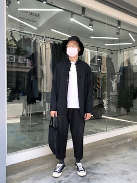 「TRAN泉（トラン）のアイテム」を使った、andywayさん（メンズ・172cm）の春コーディネート