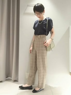 「Rougevif」｜「アイテム（バレエシューズ）」を使った、satchさん（レディース・164cm）の春コーディネート