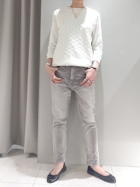 「Rougevif」｜「アイテム（バレエシューズ）」を使った、satchさん（レディース・164cm）の春コーディネート