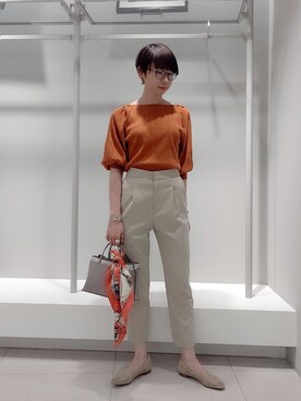 「Rougevif」｜「アイテム（その他シューズ）」を使った、satchさん（レディース・164cm）の春コーディネート
