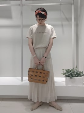 「Rougevif」｜「アイテム（その他シューズ）」を使った、satchさん（レディース・164cm）の春コーディネート