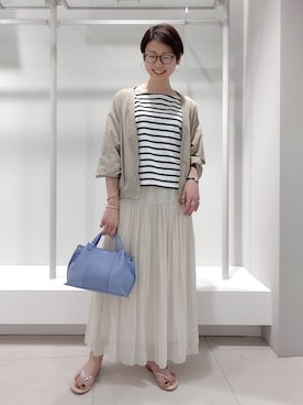 「Rouge vif（ルージュヴィフ）のアイテム（ブルゾン）」を使った、satchさん（レディース・164cm）の春コーディネート