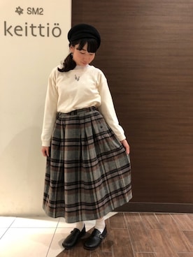 「モコモコ素材」｜Sa*さん（レディース・157cm）の秋コーディネート