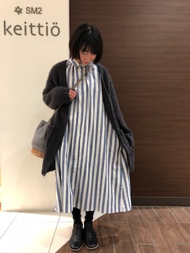 Sa*さん（レディース・157cm）の冬コーディネート