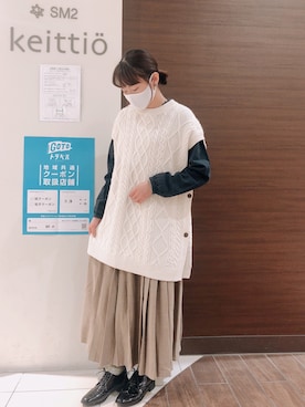 Sa*さん（レディース・158cm）の冬コーディネート